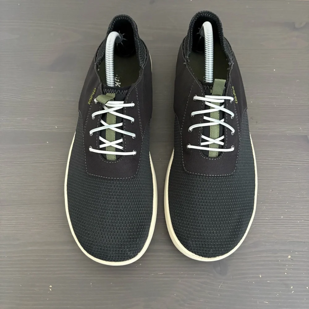 Olukai Nohea Mens Moku Slip On Mesh Boat Sneakers Black Size 10 - Picture 2 of 8